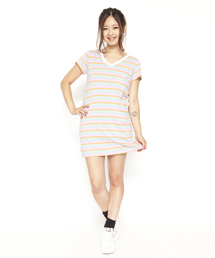 X-girl | VARIOUS S/S V-NECK DRESS(ワンピース)