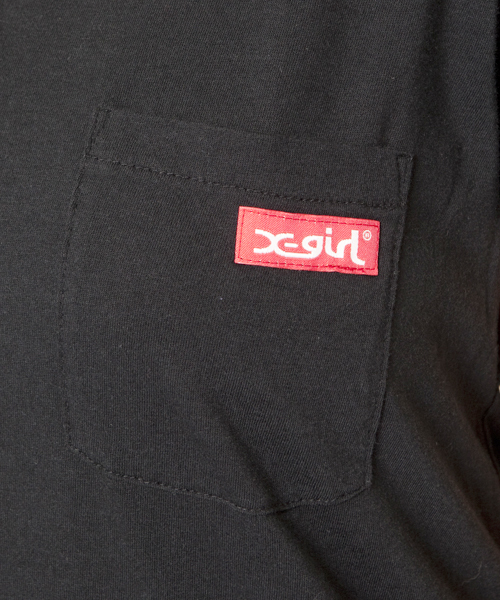 X-girl（エックスガール）の「VARIOUS S/S V-NECK DRESS（ワンピース・レディース・ホワイト/ブラック/グレー/ピンク・1/2）」の8枚目の写真