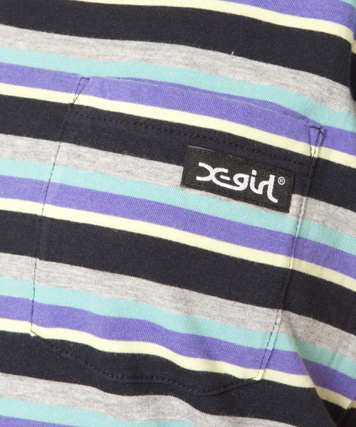 X-girl（エックスガール）の「VARIOUS S/S V-NECK DRESS（ワンピース・レディース・ホワイト/ブラック/グレー/ピンク・1/2）」の9枚目の写真