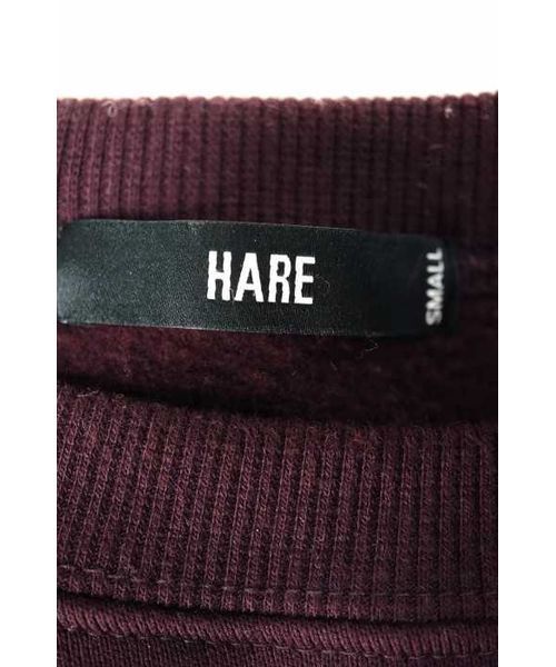 HARE(ハレ)の「ビッグシルエットプルオーバースウェット(スウェット・メンズ・パープル・S)」の4枚目の写真
