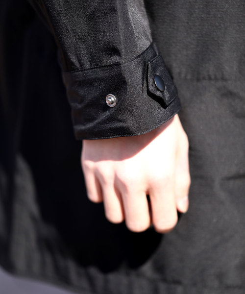 Denime（ドゥニーム）の「【Uniform Line】モッズコート（ミリタリージャケット・メンズ・ブラック/カーキ・SMALL/MEDIUM/LARGE/X-LARGE）」の6枚目の写真