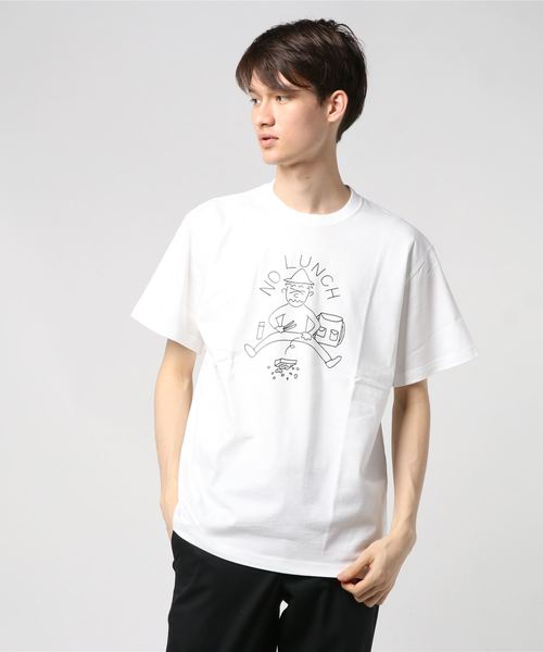 BAMBOO SHOOTS(バンブーシュート)の「BAMBOO SHOOTS / LUNCH(Tシャツ/カットソー・メンズ・ホワイト/パープル/ヘザーグレー・SMALL/MEDIUM/LARGE/X-LARGE)」の1枚目の写真