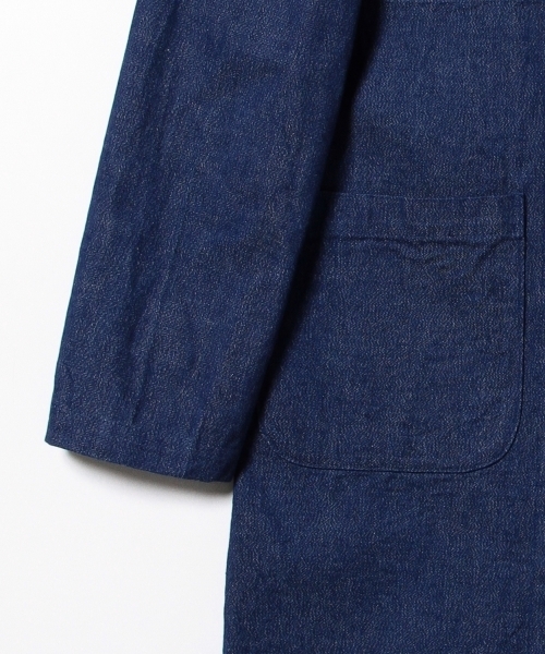 BEAMS BOY(ビームスボーイ)の「BEAMS BOY / デニム ショップコート(その他アウター・レディース・インディゴブルー・ONE SIZE)」の18枚目の写真