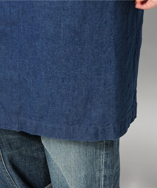 BEAMS BOY(ビームスボーイ)の「BEAMS BOY / デニム ショップコート(その他アウター・レディース・インディゴブルー・ONE SIZE)」の10枚目の写真