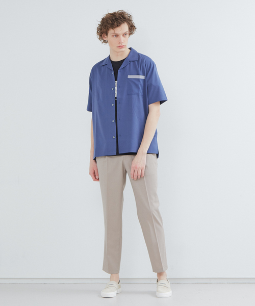 ABAHOUSE（アバハウス）の「【WEB別注】トロピカルオープンカラーシャツ（シャツ/ブラウス・メンズ・ベージュ/ブラック/ブルー/グレー/オレンジ系その他/ブルー系その他/ベージュ系その他/ブラック系その他/ホワイト・46/48/50）」の19枚目の写真