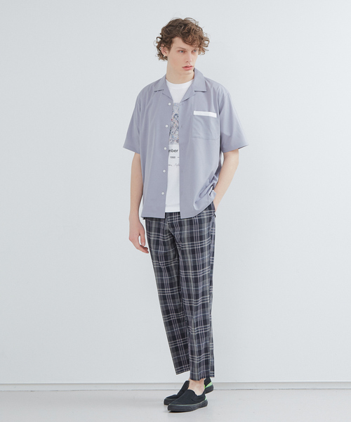 ABAHOUSE（アバハウス）の「【WEB別注】トロピカルオープンカラーシャツ（シャツ/ブラウス・メンズ・ベージュ/ブラック/ブルー/グレー/オレンジ系その他/ブルー系その他/ベージュ系その他/ブラック系その他/ホワイト・46/48/50）」の15枚目の写真