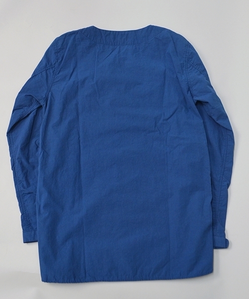 SHIPS JET BLUE（シップスジェットブルー）の「【転】JB: ノーカラーシャツ■（シャツ/ブラウス・メンズ・オフホワイト/チャコールグレー/ブルー・MEDIUM/SMALL/LARGE）」の6枚目の写真