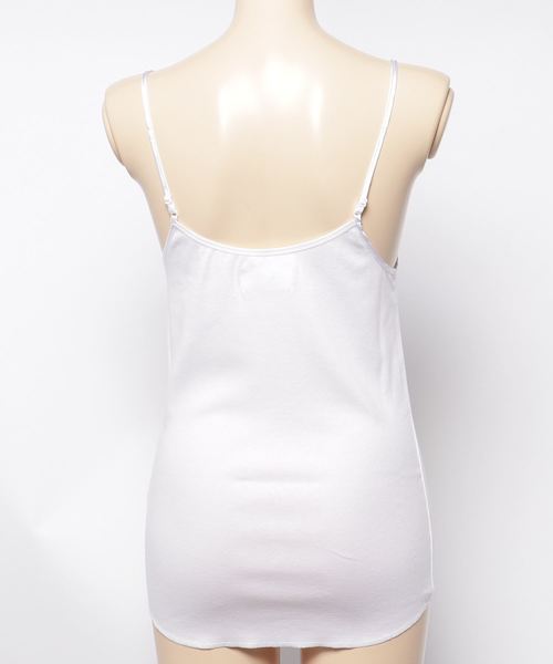 HOLIDAY（ホリデイ）の「COMFORTABLE CAMISOLE コンフォータブルキャミソール（キャミソール・レディース・ホワイト/ブラック・ONE SIZE）」の4枚目の写真