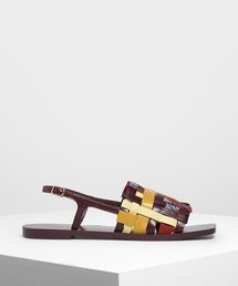 CHARLES & KEITH | ウーベンスリングバック サンダル / Woven Slingback Sandals(サンダル)
