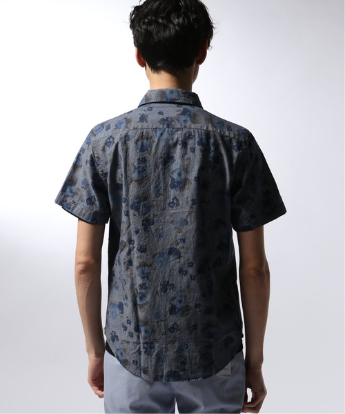 EDIFICE（エディフィス）の「Matteucci / Belesto 別注 ハイビスカスパターン オープンカラー シャツ（シャツ/ブラウス・メンズ・グレー・MEDIUM/SMALL/LARGE）」の10枚目の写真