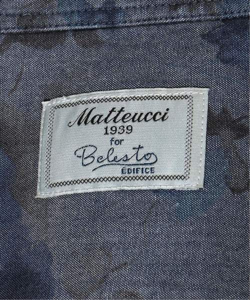 EDIFICE（エディフィス）の「Matteucci / Belesto 別注 ハイビスカスパターン オープンカラー シャツ（シャツ/ブラウス・メンズ・グレー・MEDIUM/SMALL/LARGE）」の11枚目の写真