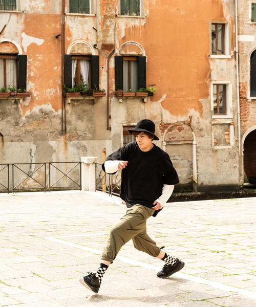 本日限定値下Miltia cropped cargo / ミルティアクロップド glamb（グラム）の「glamb グラム / Miltia cropped cargo