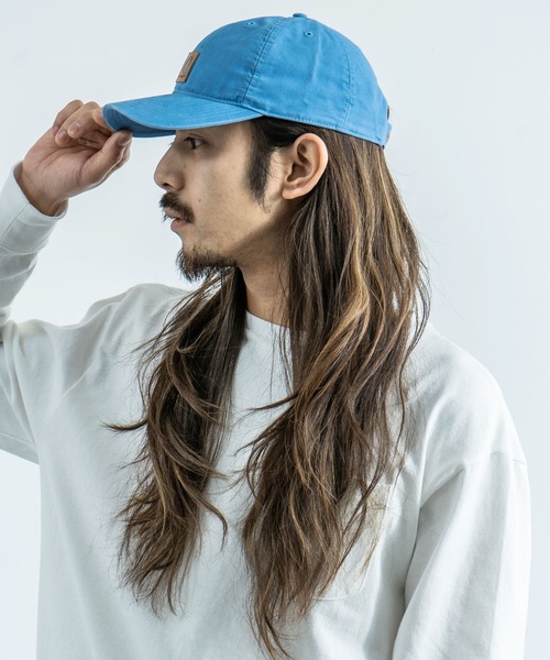 Carhartt(カーハート)の「CARHARTT カーハート ウォッシュ加工 ロゴ ローキャップ Odessa Cap(キャップ・メンズ・ブラック/ブラウン/ウッド/アーミー/ダークグリーン/モカ/ネイビー/ブルー/レッド/グリーン/グレー/ゴールド/コバルトブルー/コーラル/サンドベージュ/クリアグリーン・FREE)」の1枚目の写真