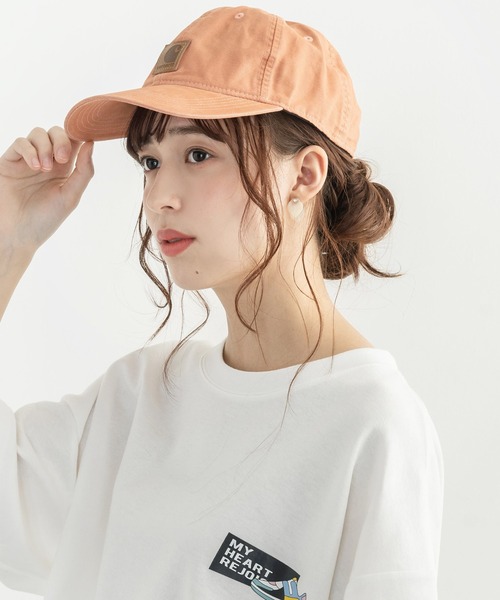 Carhartt(カーハート)の「CARHARTT カーハート ウォッシュ加工 ロゴ ローキャップ Odessa Cap(キャップ・メンズ・ブラック/ブラウン/ウッド/アーミー/ダークグリーン/モカ/ネイビー/ブルー/レッド/グリーン/グレー/ゴールド/コバルトブルー/コーラル/サンドベージュ/クリアグリーン・FREE)」の15枚目の写真