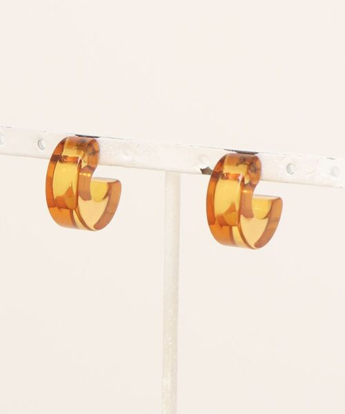 tone（トーン）の「【KuKuLu TOKYO】Solid circleピアス（ピアス（両耳用）・レディース・ベージュ/クリア/レッド系その他/イエロー/ブルー・FREE）」の15枚目の写真