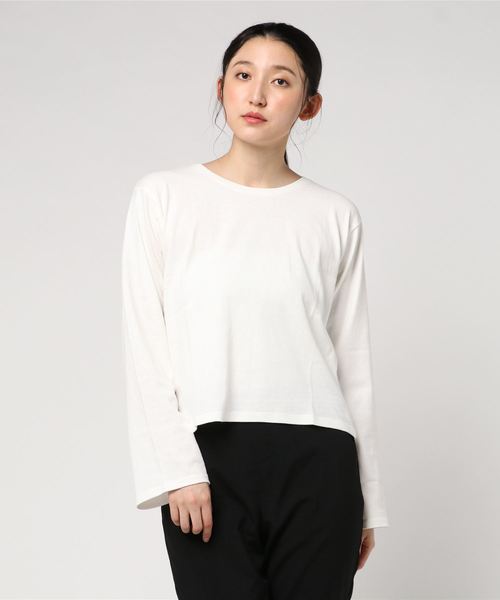 archives（アルシーヴ）の「ワンショルビスチェSET（Tシャツ/カットソー・レディース・ブラック/カーキ/モカ・MEDIUM）」の8枚目の写真