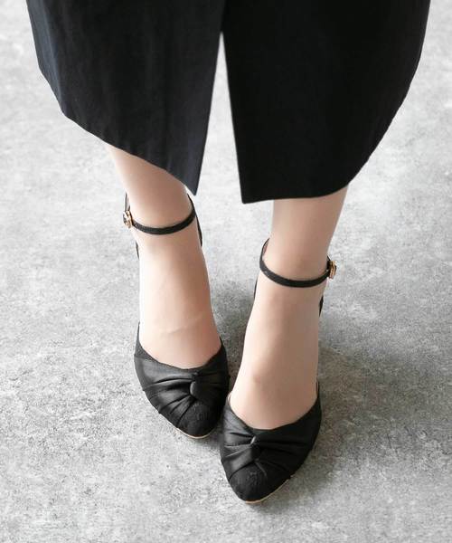 リボン パンプス セパレートパンプス ストラップパンプス 7cmヒール パンプス Menue メヌエ のファッション通販 Zozotown