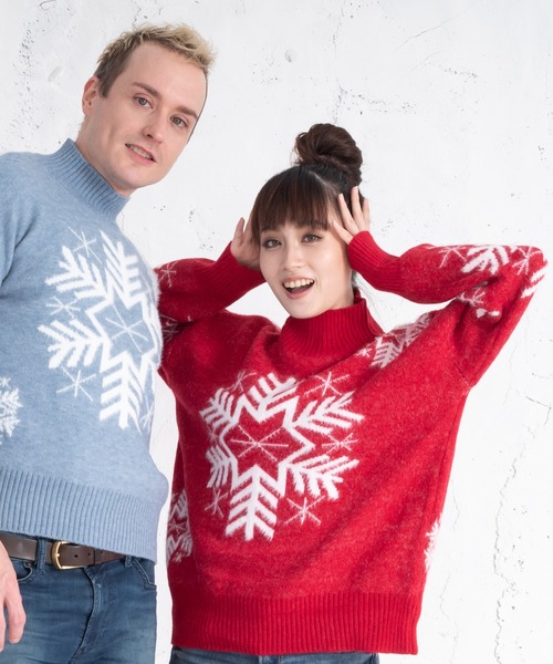UGLY（アグリー）の「UGLY アグリー クリスマス ダサセーター（ニット/セーター・レディース・ホワイト/ライトブルー/レッド/グリーン系その他/レッド系その他2/レッド系その他/その他7/その他1/その他3/その他6/その他2/その他9/その他11/その他4/その他10/その他8/その他5・FREE）」の5枚目の写真