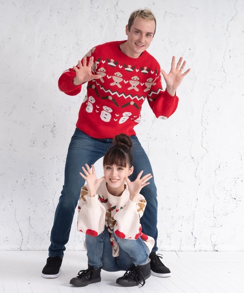 UGLY（アグリー）の「UGLY アグリー クリスマス ダサセーター（ニット/セーター・レディース・ホワイト/ライトブルー/レッド/グリーン系その他/レッド系その他2/レッド系その他/その他7/その他1/その他3/その他6/その他2/その他9/その他11/その他4/その他10/その他8/その他5・FREE）」の18枚目の写真