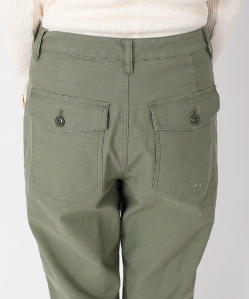 00s VF Image wear ベイカーパンツ リップストップ 33 USA 60s 60年代 アメリカ軍 ミリタリー カーキ リメイク 切りっ