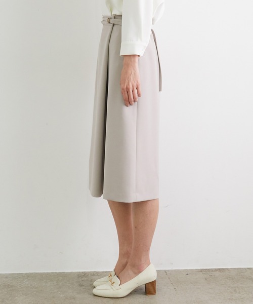 ROPE' PICNIC（ロペピクニック）の「【360°ウルトラストレッチ】【WEB限定34,42サイズ】ラップ風スカート（スカート・レディース・ベージュ/ネイビー/イエロー系その他3/ライトグレー/ブラック・40/38/42/36/34）」の11枚目の写真