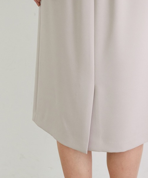 ROPE' PICNIC（ロペピクニック）の「【360°ウルトラストレッチ】【WEB限定34,42サイズ】ラップ風スカート（スカート・レディース・ベージュ/ネイビー/イエロー系その他3/ライトグレー/ブラック・40/38/42/36/34）」の19枚目の写真