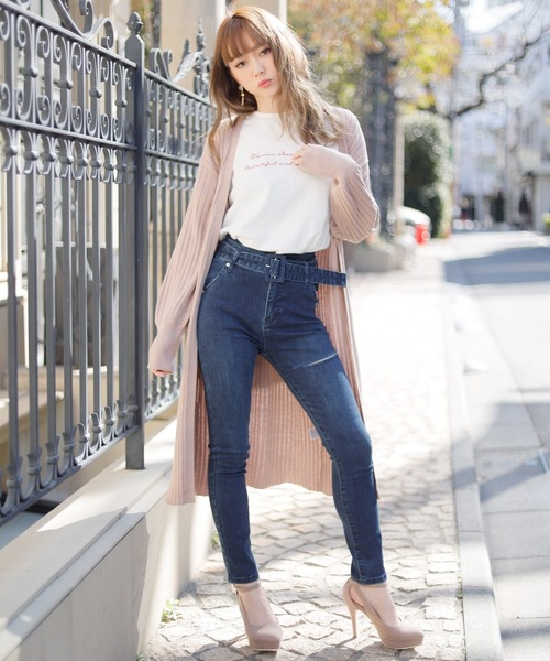 LIPSERVICE（リップサービス）の「ワイドリブロングカーディガン