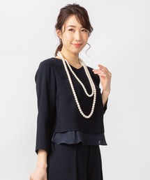【WEB限定】 ダブルクロス シフォンレイヤードブラウス