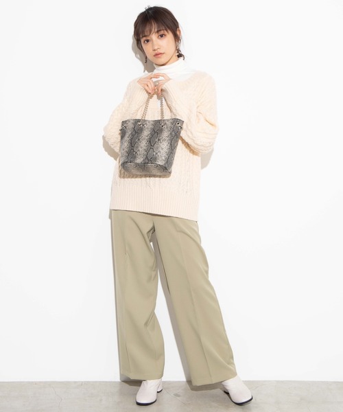 WEGO（ウィゴー）の「WEGO/ボールチェーン巾着ショルダーバッグ（ショルダーバッグ・レディース・その他2/ブラック/その他1・FREE）」の8枚目の写真