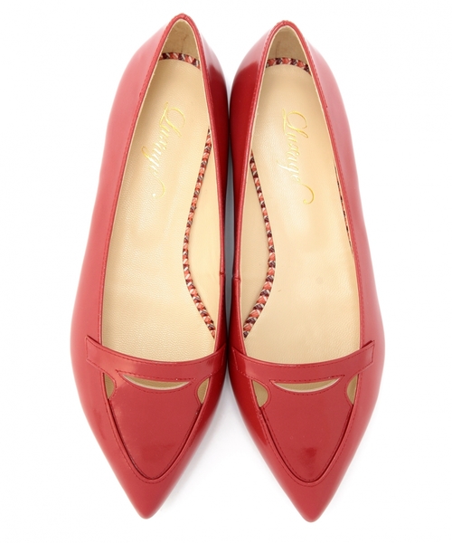 ODETTE E ODILE（オデットエオディール）の「ルクサージュ/L ハーフムーン CT10　【S】【L】（バレエシューズ・レディース・ブラック/ベージュ/レッド/ネイビー/その他1・22.5cm/25cm/24.5cm/22cm/21.5㎝/24cm/23.5cm/23cm）」の4枚目の写真