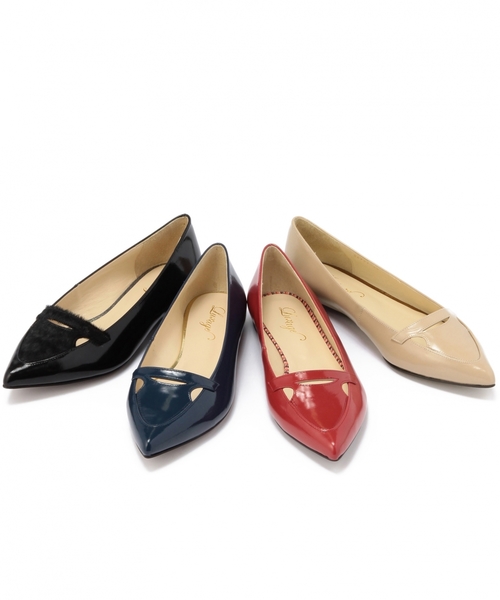 ODETTE E ODILE（オデットエオディール）の「ルクサージュ/L ハーフムーン CT10　【S】【L】（バレエシューズ・レディース・ブラック/ベージュ/レッド/ネイビー/その他1・22.5cm/25cm/24.5cm/22cm/21.5㎝/24cm/23.5cm/23cm）」の12枚目の写真