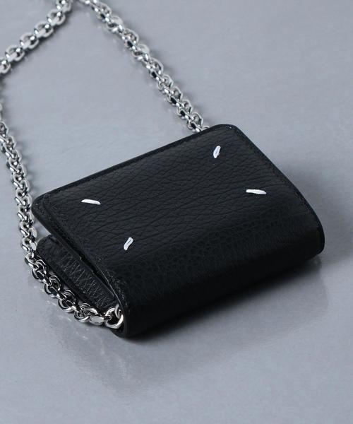 Maison Margiela（メゾンマルジェラ）の「＜MAISON MARGIELA（メゾン マルジェラ）＞ショルダー スモール ウォレット ■■■（財布・レディース・ライトグレー/ブラック・FREE）」の3枚目の写真
