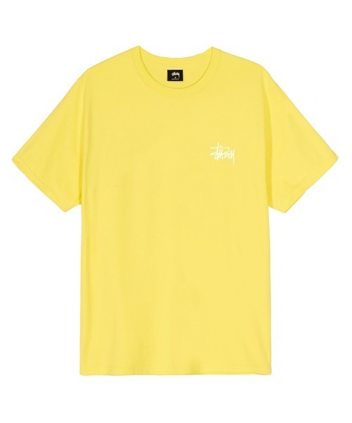 STUSSY（ステューシー）の「Basic Stussy Tee（Tシャツ/カットソー・メンズ・ホワイト/ブラック/ピンク/イエロー/グレー系その他・SMALL/MEDIUM/LARGE/X-LARGE）」の9枚目の写真