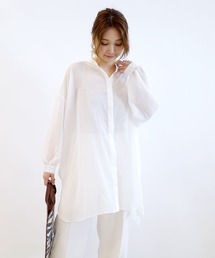 DouDou | シアーBIGチュニック2(シャツ/ブラウス)