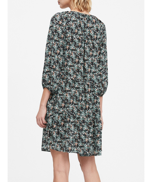 スイングワンピース ワンピース Banana ティアード Banana ワンピース ティアード プリント Republic バナナリパブリック のファッション