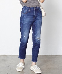 AMERICAN HOLIC | 【2020AW】テーパードダメージデニム　＊〇(デニムパンツ)