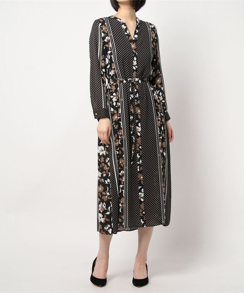 LOUNGEDRESS(ラウンジドレス)の「ドットフラワーワンピース(ワンピース・レディース・ブラック/ネイビー・FREE)」の20枚目の写真