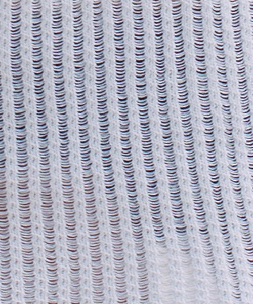 DAY CLOSET（デイ クローゼット）の「レディース シースルーオーバーサイズ透かし編みニットトップス（その他トップス・レディース・ホワイト/ブラック・ONE SIZE）」の3枚目の写真