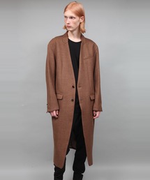ato | LAPEL HOLDING COAT(ノーカラージャケット)