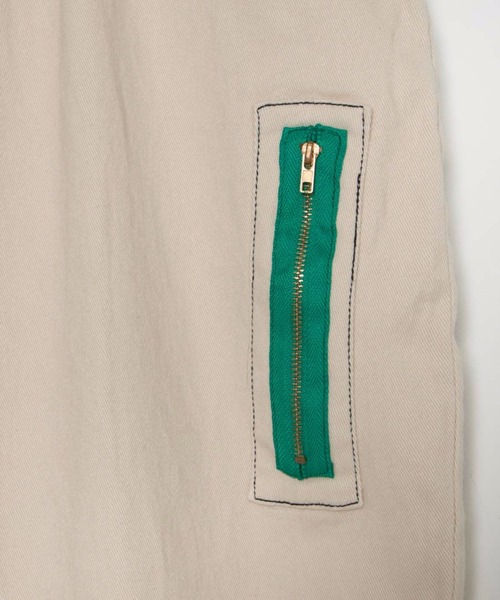 DING（ディング）の「DING/ジップポケットイージーパンツ（スウェットパンツ・レディース・ブラック/ベージュ・FREE）」の17枚目の写真