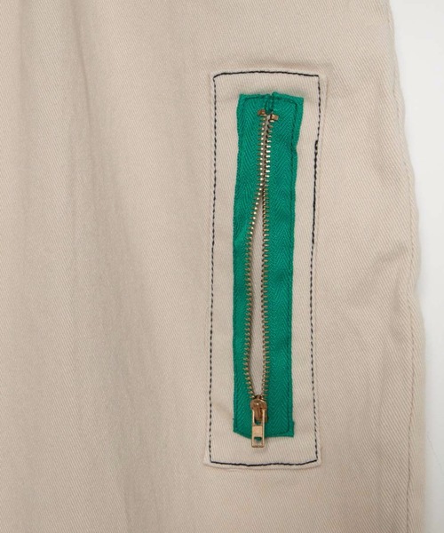 DING（ディング）の「DING/ジップポケットイージーパンツ（スウェットパンツ・レディース・ブラック/ベージュ・FREE）」の13枚目の写真