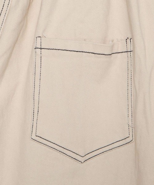 DING（ディング）の「DING/ジップポケットイージーパンツ（スウェットパンツ・レディース・ブラック/ベージュ・FREE）」の11枚目の写真