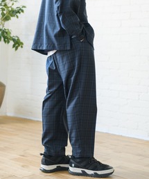 Alpinus | Alpinus - shadow check wide tapered pants/シャドーチェックワイドテーパードパンツ(その他パンツ)