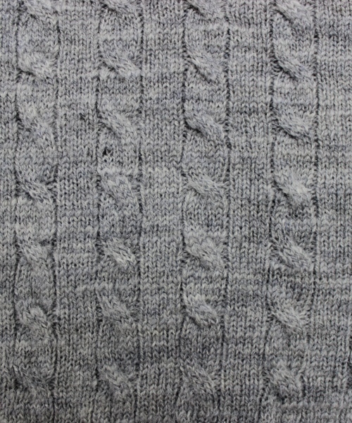 JOURNAL STANDARD(ジャーナルスタンダード)の「スラブウールケーブルニット #○(ニット/セーター・メンズ・ホワイト/グレー/ヘザ-グレー/ネイビー/パープル・LARGE/MEDIUM/X-LARGE)」の8枚目の写真