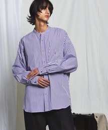 メンズのシャツ ブラウス パープル 紫色系 スタンドカラー ファッション通販 Zozotown