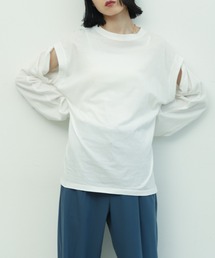 VACANCY | 【ロンT/フレンチスリーブのマルチデザイン】2WAYスリーブTシャツ(Tシャツ/カットソー)
