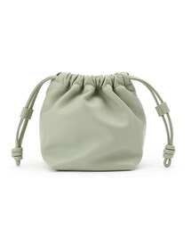 ◆ラムレザーミニ巾着バッグ