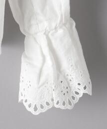 希少美品✨マディソンブルー エンブロイダリーレースシャツ ホワイト S〜M相当 MADISONBLUE - 【MADISON BLUE】エンブロイダリーレースシャツ