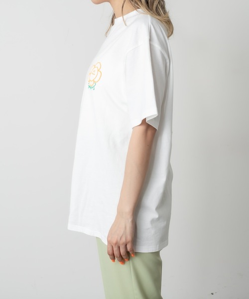 RASVOA（ラスボア）の「フラワー？Ｔシャツ（Tシャツ/カットソー・レディース・ブラック/オフホワイト・FREE）」の14枚目の写真