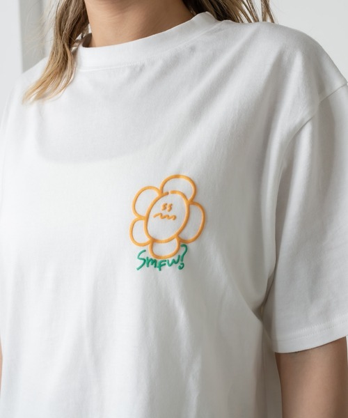 RASVOA（ラスボア）の「フラワー？Ｔシャツ（Tシャツ/カットソー・レディース・ブラック/オフホワイト・FREE）」の15枚目の写真